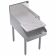 Krowne KR29-RG18 Royal Series 18"L x 29"D Freestanding Stainless Steel Underbar Recessed Drainboard With Removable Perforated Drainboard Insert