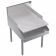 Krowne KR29-RG24 Royal Series 24"L x 29"D Freestanding Stainless Steel Underbar Recessed Drainboard With Removable Perforated Drainboard Insert