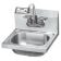 Krowne HS-22 Wall Mount 16" Wide Standard Stainless Steel Hand Sink With 4" OC Heavy-Duty Royal Series Low-Lead Faucet And 6" Deep Bowl
