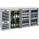 Krowne NS72L 72" Narrow Door Back Bar Storage Cabinet with Self-Contained Refrigeration on Left