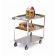 Lakeside 444 Stainless Steel 3-Shelf 22 3/8" Wide x 39 1/4" Long x 37 1/4" High 500-lb Capacity Rectangular Open Base All-Purpose Medium-Duty Utility Cart With 5" Swivel Casters