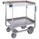 Lakeside 510 Stainless Steel NSF Model 2-Shelf 16 1/4" Wide x 30" Long x 34 1/4" High 700-lb Capacity Rectangular Utility Cart With Casters