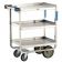 Lakeside 511 Stainless Steel NSF Model 3-Shelf 16 1/4" Wide x 30" Long x 34 1/4" High 700-lb Capacity Rectangular Utility Cart With Casters