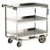 Lakeside 544 Stainless Steel NSF Model 3-Shelf 22 3/8" Wide x 38 5/8" Long x 37 1/8" High 700-lb Capacity Rectangular Utility Cart With Casters