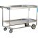 Lakeside 558 Stainless Steel NSF Model 2-Shelf 22 3/8" Wide x 54 5/8" Long x 37" High 700-lb Capacity Rectangular Utility Cart With Casters