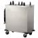 Lakeside 6210 Mobile Heated Two Stack Dish Dispenser Cabinet, 9-1/4"-10-1/8" Plates, 120/60/1