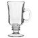 Libbey 5294 8.25 oz. Irish Glass Coffee Mug with Optic Design