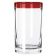 Libbey 92303R Aruba 16 oz. Cooler Glass with Red Rim - 12/Case