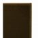 Winco LMS-811BN 8 1/2" x 11" Brown Leatherette Single Panel Menu Cover