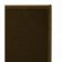 Winco LMS-814BN 8 1/2" x 14" Brown Leatherette Single Panel Menu Cover