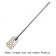 Matfer 112015 39 3/8" Stainless Steel Giant Reduction Spatula