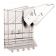Matfer 169002 Pastry Bag and Tip Drying Rack - Plasticized Wire