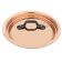 Matfer 365020 7-7/8" Copper Pot Lid With Stainless Steel Lining