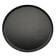 Matfer 310408 Black Steel 14 1/4” Diameter Round 1/32” Thick Oven Baking Sheet