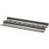 Matfer 311141 Aluminum 17 3/4" Long Stackable 2-Channel French Bread Pan With 2 3/8" Diameter Channels
