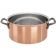 Matfer 367028 Copper 11" Diameter x 5 1/8" High 8 1/2-Quart Capacity Stainless Steel Interior Bourgeat Casserole Pan With Riveted Cast Iron Handles Without Lid
