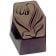 Matfer 380107 Tulip-Design Rectangle Shape 1 1/8" Long x 7/8" Wide x 3/4" High 36-Piece Polycarbonate Sheet Chocolate Mold