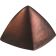 Matfer 380265 Pyramid 1" Long x 1" Wide x 1" High 30-Piece Per Sheet Polycarbonate Sheet Chocolate Mold