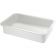 Matfer 510535 White 12 2/3-Quart Capacity 23 3/4" Long x 15 3/4" Wide x 3 1/6" High Rectangular High-Density Polyethylene Dough Container