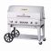 Crown Verity MCB-48RDP-NG Natural Gas 46" Portable Outdoor BBQ Grill / Charbroiler with Roll Dome Package
