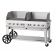 Crown Verity MCB-60WGP-NG Natural Gas 58" Portable Outdoor BBQ Grill / Charbroiler with Wind Guard Package