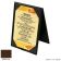 Menu Solutions TT067B_BROWN 5" x 7" Insert Brown A-Frame / 2 View Table Tent With Picture Corners