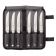 Mercer Culinary M21920 Genesis 7 Piece Forged Steak Knife Set With Six 5" Serrated Knives And 1 Heavy Duty Professional Storage Roll