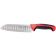 Mercer Culinary M22707RD Red Handle Millennia Santoku Knife With 7" Long Granton Edge Stamped High-Carbon Japanese Stainless Steel Blade With Non-Slip Textured Handle And Protective Fingerguard