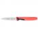 Mercer Culinary M23930RD Millennia 3" High Carbon Stainless Steel Paring Knife With Santoprene And Poly Red Handle