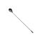 Mercer Culinary M37012BK Barfly 11-13/16” Gun Metal Black Classic Bar Spoon With Weighted End