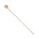Mercer Culinary M37019CP Barfly 15-3/4” Copper-Plated Bar Spoon With Flat Top Muddler