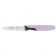 Mercer Culinary M23930PU Millennia 3" High Carbon Stainless Steel Paring Knife With Santoprene And Poly Purple Handle