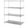 Metro 5A417C 24" x 21" Stationary Super Adjustable Super Erecta Chrome Plated Wire Shelving Unit