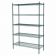 Metro 5AA337K3 36" x 18" Super Adjustable Super Erecta Antimicrobial Metroseal 3 Epoxy Coated Wire Shelving Add On Unit With "S" Hooks