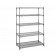 Metro 5AA367C 60" x 18" Super Adjustable Super Erecta Chrome Plated Wire Shelving Add On Unit With "S" Hooks