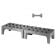 Metro HP2236PD 36" Standard Bow Tie Dunnage Rack, 1500 lb Capacity