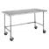 Metro MWT307FS 72" x 30" HD Super Mobile Stainless Steel Work Table, Stainless Steel Undershelf And 5" Swivel Casters