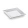 GET Enterprises ML-102-W Siciliano White 6" Square Melamine Plate