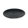 GET Enterprises ML-81-BK 9-1/2" Diameter Black Melamine Round Dinner Plate - Milano Collection