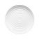 GET Enterprises ML-83-W 12-1/2" Diameter White Melamine Round Display and Serving Plate - Milano Collection