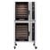 Moffat E35D6-26/2C 35-7/8" Turbofan Full-Size Digital/Electric Double Stack Convection Oven With Porcelain Oven Chamber On 3" Castor Base Stand, 208V or 220-240V