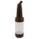 Tablecraft N32BR PourMaster 1 Qt. Plastic Bottle with Brown Long Neck Top and StorMaster Cap