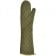 Winco OMF-24 24" Flame-Resistant Green Cotton Oven Mitt