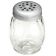 Tablecraft P260CH 6 oz. Swirl Plastic Shaker with Chrome Plated Perforated Top