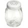 Tablecraft P260WH White 6 oz. Clear Swirl Plastic Shaker with Perforated Top