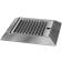 Perlick C18640ATF Tarnish-Free Brass 14 3/16" x 7 3/4" Top-Mounted Bevel Edge Drip Tray Trough With Removable Louvered Glass Rack
