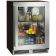 Perlick HB24RS4T-00-TLFLR_RIGHT Undercounter 24" Wide ADA Compliant Right-Hinged Glass Single-Door Front Venting Refrigerator With 4.8 Cubic ft Capacity, 115 Volts