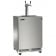Perlick HC24RS4S-I0-SLFLT Beer And Wine Dispensing 23 7/8" Wide Electric Mobile Tap With 2 Faucet Draft Arms On 3 3/4" Casters, 115 Volts 1/5 HP