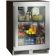 Perlick HC24RS4T-00-TLFLR Undercounter 23 7/8" Wide C-Series Single Left-Hinge Glass Door Front-Vented Refrigerator With 5.3 Cubic ft Capacity, 115 Volts