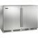 Perlick HC48RS4_SSSDC Undercounter 47 7/8" Wide 2-Section C-Series Solid Stainless Steel Door Front-Vented Standard Refrigerator On 3 3/4" Casters With 11.7 Cubic ft Capacity, 115 Volts